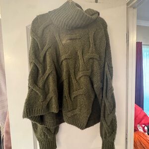Madewell Forest Green Turtleneck Sweater